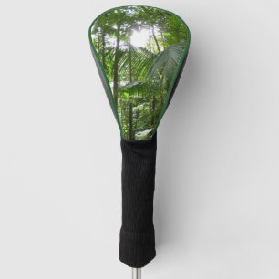 Sunlight Through Rainforest Canopy Tropical Green Golf Head Cover