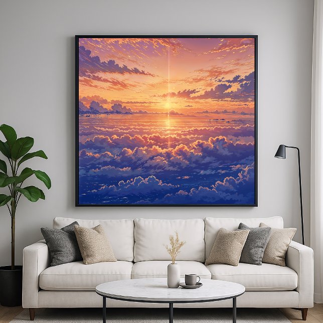Sunlit Atmosphere - Vibrant Illustration Art Style Poster (Creator Uploaded)
