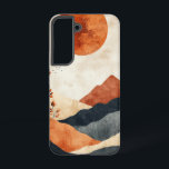 Sunlit Autumn Slope Phone Case<br><div class="desc">A brilliant autumn sun hangs over rolling hills and golden leaves,  encapsulating the essence of a crisp fall afternoon.</div>