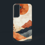 Sunlit Autumn Slope Phone Case<br><div class="desc">A brilliant autumn sun hangs over rolling hills and golden leaves,  encapsulating the essence of a crisp fall afternoon.</div>