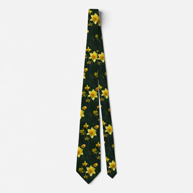 Sunlit Daffodils Tie (Front)