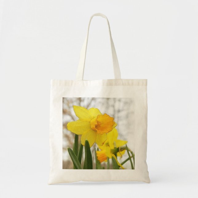 Sunlit Daffodils Tote Bag (Front)