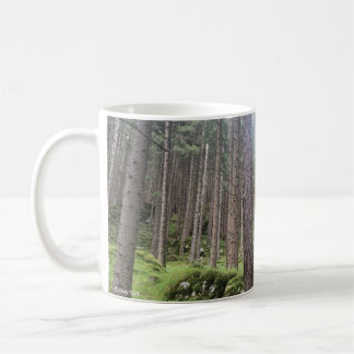 Sunlit Forest - Green Woodland Photography Mug