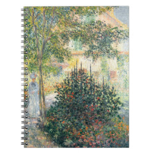 Sunlit Garden Path Impressionist Notebook