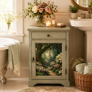 Sunlit Gnarled Tree Mystical Trail Decoupage Tissue Paper