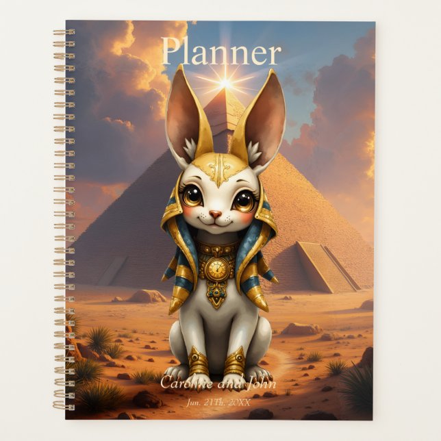 Sunlit Guardian – Desert Relic Bunny.  Planner (Front)