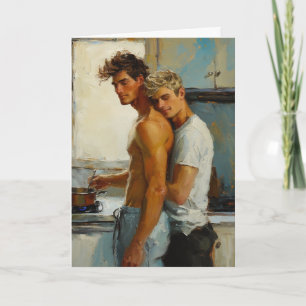 Sunlit Kitchen Embrace Card