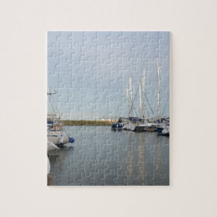 Sunlit Masts Jigsaw Puzzle