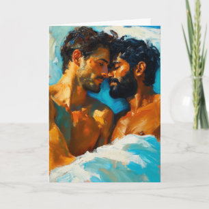 Sunlit Mediterranean Embrace Card