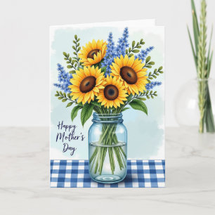Sunlit Mothers Day Flower Card