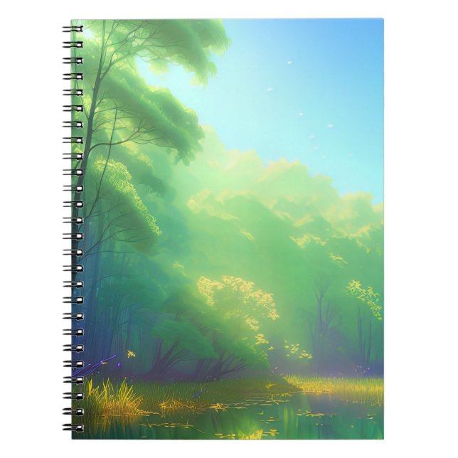 Sunlit Oasis Notebook (Front)