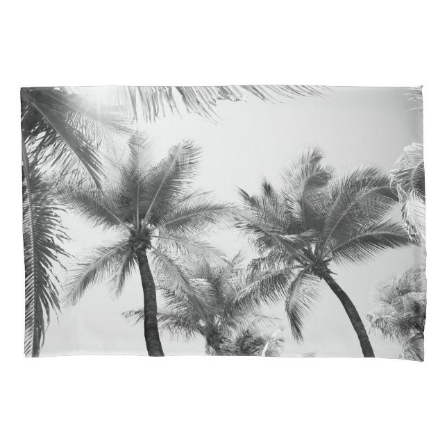Sunlit Palm Jungle #2 #tropical #wall #art Pillowcase (Front)