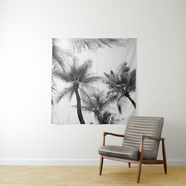 Sunlit Palm Jungle #2 #tropical #wall #art Tapestry (In Situ)