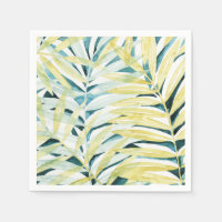 Sunlit Palms - Palm Tree Leaves