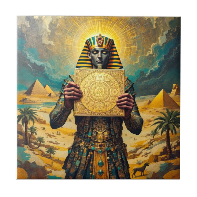 Sunlit Pharaoh's Treasure tile (Front)