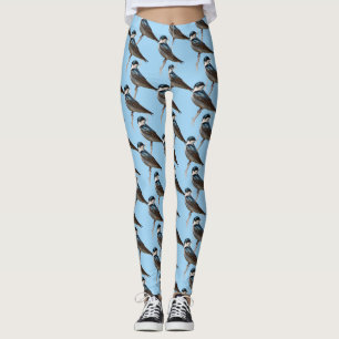 Sunlit Profile of a Tree Swallow Songbird Leggings