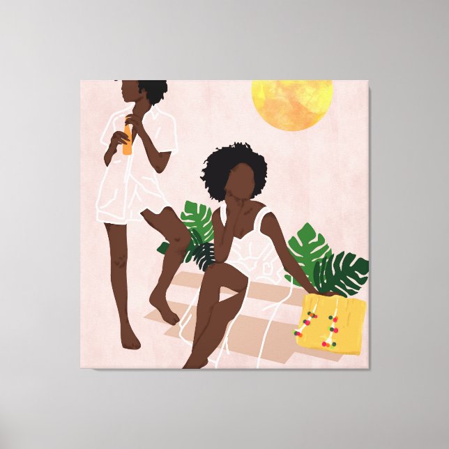 Sunlit Queens Canvas Print (Front)