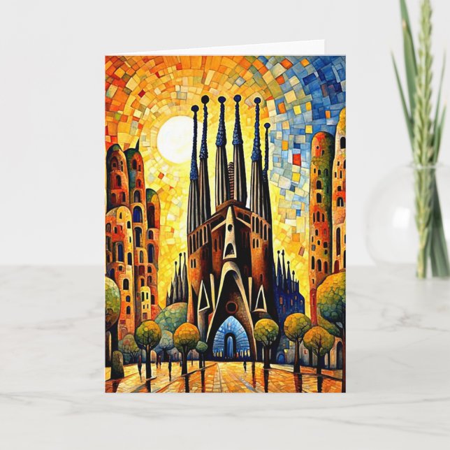 Sunlit Sagrada Card (Front)