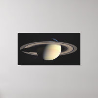 Sunlit Saturn Gas Giant Planet by Cassini