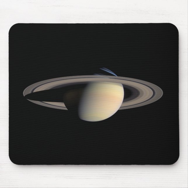 Sunlit Saturn Gas Giant Planet by Cassini Mouse Pad (Front)