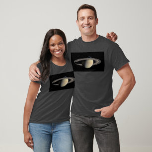 Sunlit Saturn Gas Giant Planet by Cassini T-Shirt