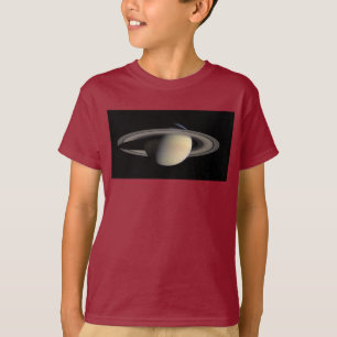Sunlit Saturn Gas Giant Planet by Cassini T-Shirt