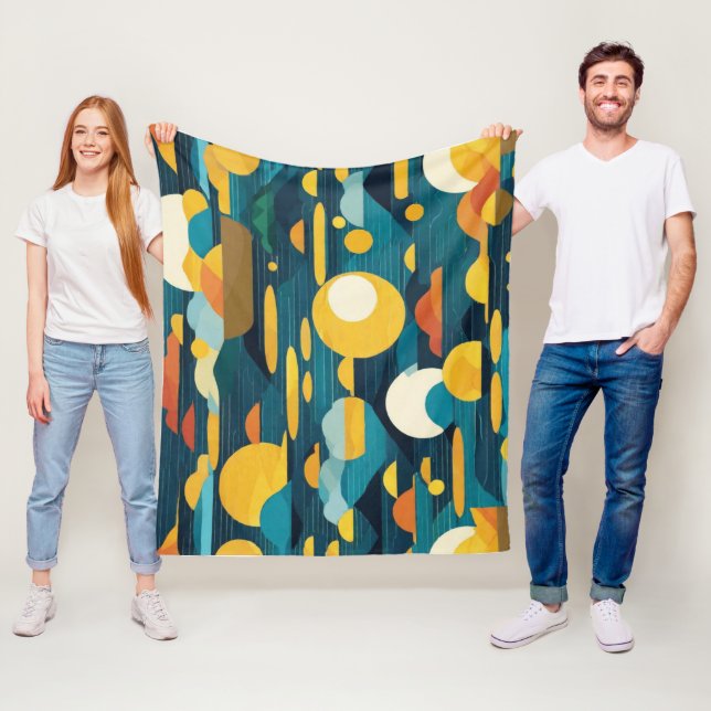 Sunlit Sea  Fleece Blanket (In Situ)
