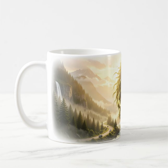 Sunlit Water Goddess of the Mountain Vale Mug (Left)