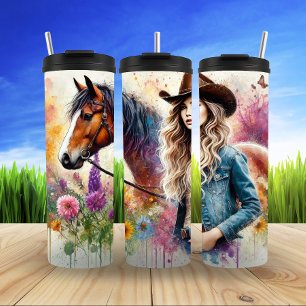 Sunlit Western Spirit Thermal Tumbler