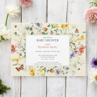 Sunlit Wildflowers, Bees, & Butterfly Baby Shower