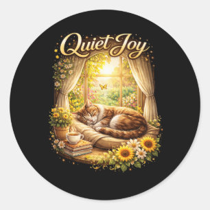 Sunlit Window Dreams Classic Round Sticker