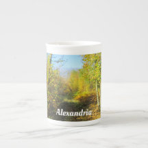 Sunlit Woods in Autumn - Personalized