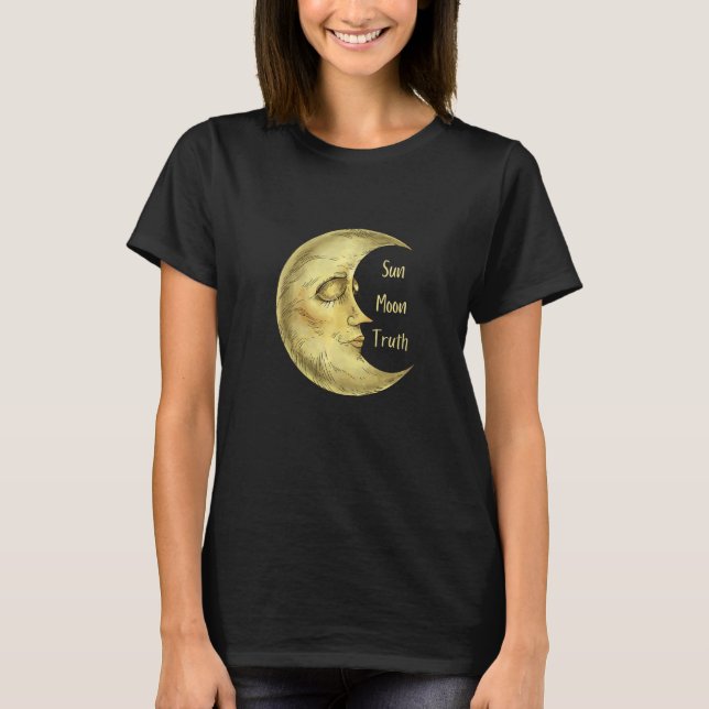 SunMoon And The Truth Finding Light In The Darknes T-Shirt (Front)
