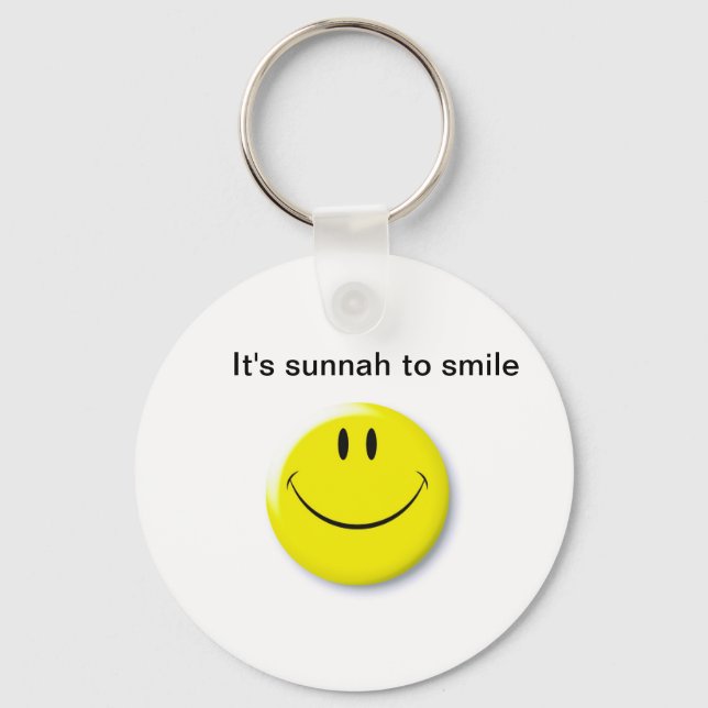 Sunnah smile key ring (Front)