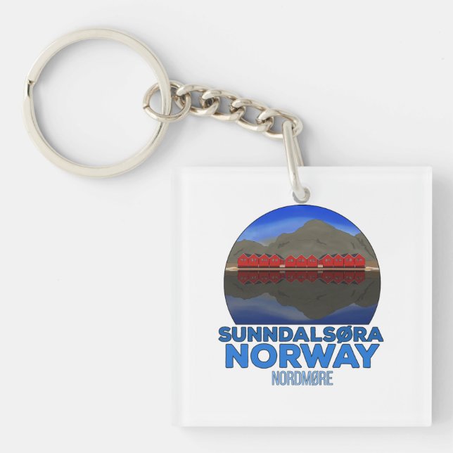 Sunndalsøra Nordmøre Norway Key Ring (Front)