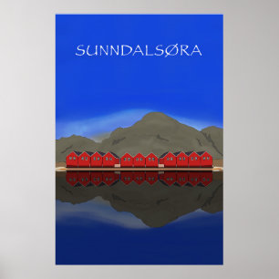 Sunndalsøra Nordmøre Norway Poster