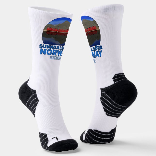 Sunndalsøra Nordmøre Norway Socks (Angled)