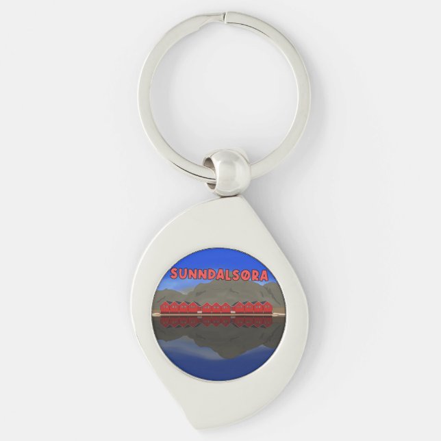 Sunndalsøra Norway Key Ring (Front)