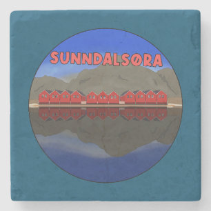 Sunndalsøra Norway Stone Coaster