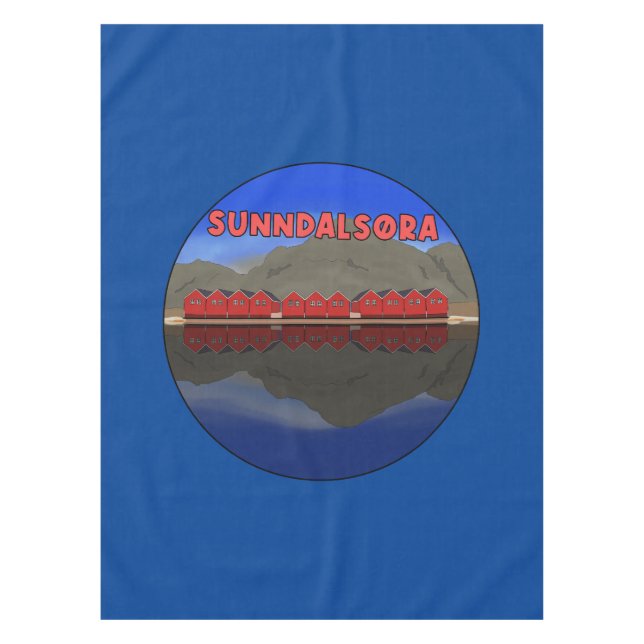 Sunndalsøra Norway Tablecloth (Front)