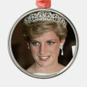 Sunning! HRH Princess of Wales Metal Tree Decoration