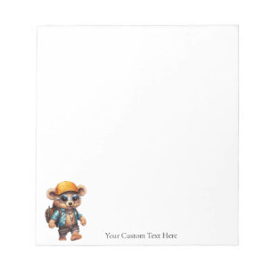 Sunny Adventures with Beachy Bear 5.5 x 6 Notepad