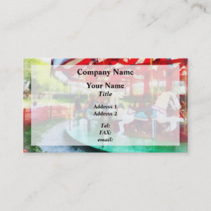 Sunny Afternoon on the Carousel Business Card