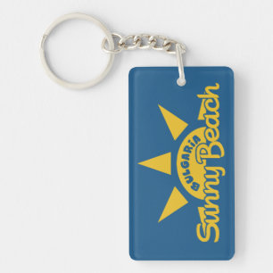 Sunny Beach BULGARIA custom text & colour key Ring