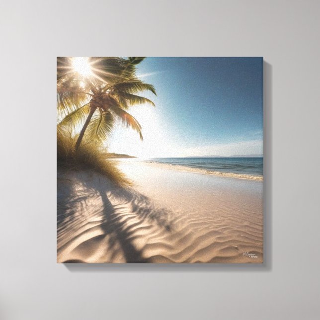 Sunny Beach  Canvas Print (Front)