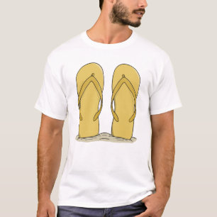 Sunny Beach Flip Flops T-Shirt