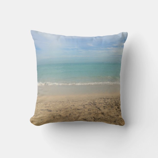 Sunny Beach Landscape- Cape Cod Cushion (Front)