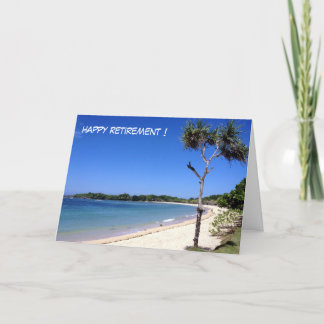 sunny beach retire card
