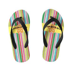 Sunny Beach Stripes Kid's Jandals