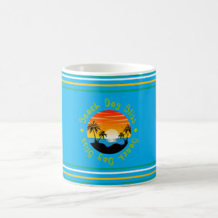 Sunny Beach Vibes Custom  Coffee Mug